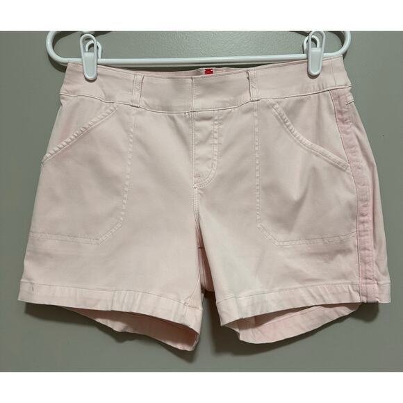 Spanx Stretch Twill Shorts 5" Ice Pink - Medium - Picture 1 of 6